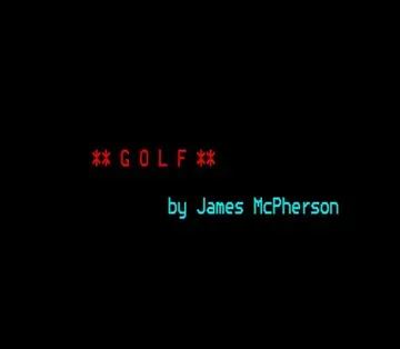 Golf (1984)(Micro User)[GOLF]